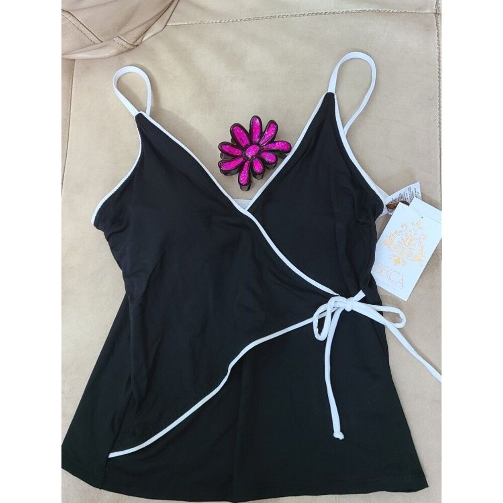Becca Fine Line Tankini Top Black Size SP " Half Price Sale" was 22